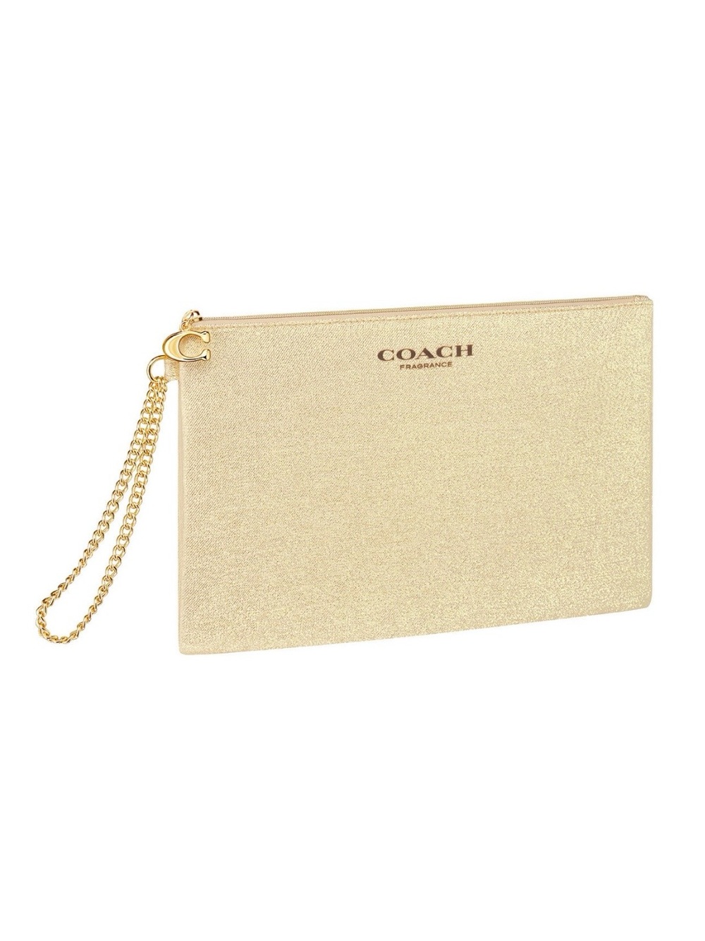 Coach Fragrance Gold Large Wristlet Pouches